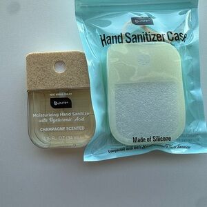 Limited Edition b-pure Sanitizer Tik Tok Champagne Glitter Case